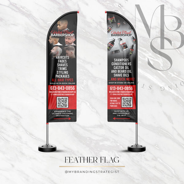 Double Sided Feather Flags